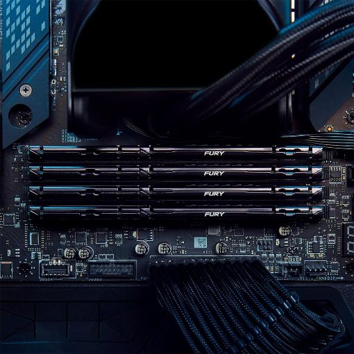 Εικόνα της Ram Kingston Fury Beast 32GB DDR5-6000MHz CL36 Black KF560C36BBE2-32