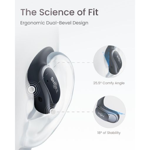 Εικόνα της Handsfree Shokz OpenFit Air Bluetooth Black T511-ST-BK