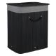 Εικόνα της Καλάθι Απλύτων Estia Bamboo Essentials Πτυσσόμενο 60lt 40x30x50cm Μαύρο 02-34597