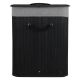 Εικόνα της Καλάθι Απλύτων Estia Bamboo Essentials Πτυσσόμενο 60lt 40x30x50cm Μαύρο 02-34597