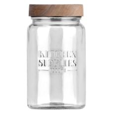 Εικόνα της Δοχείο Αποθήκευσης Estia Allure Γυάλινο 1000ml 10x10x18cm 01-31497