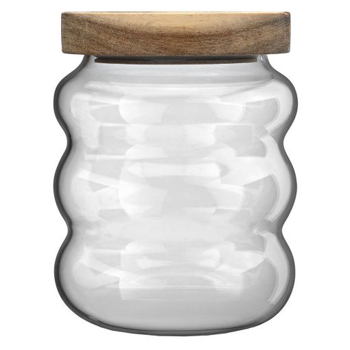 Εικόνα της Δοχείο Αποθήκευσης Estia Allure Γυάλινο 500ml 9.5x9.5x12cm 01-31510