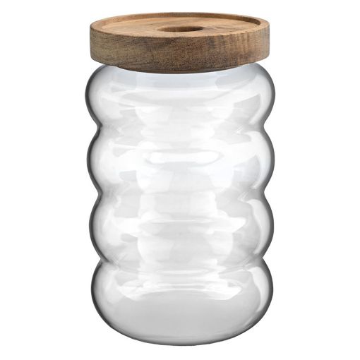 Εικόνα της Δοχείο Αποθήκευσης Estia Allure Γυάλινο 700ml 9.5x9.5x15.8cm 01-31527
