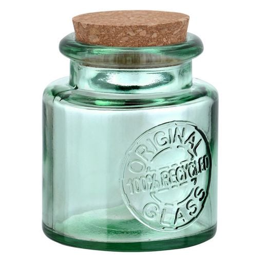 Εικόνα της Δοχείο Αποθήκευσης Estia Evergreen Γυάλινο 250ml 8x8x10.2cm 01-34429