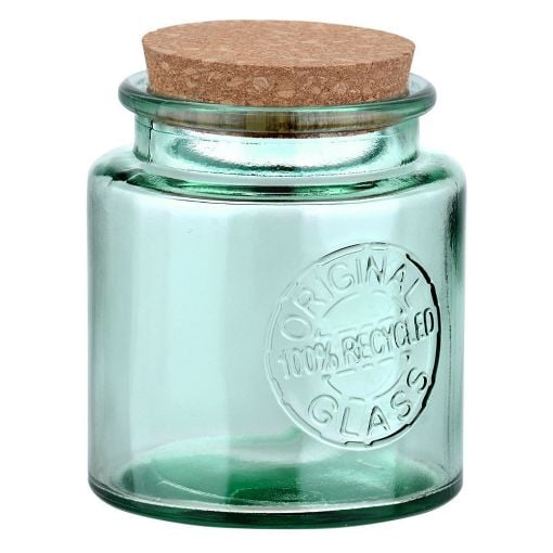 Εικόνα της Δοχείο Αποθήκευσης Estia Evergreen Γυάλινο 500ml 10x10x12.4cm 01-34436