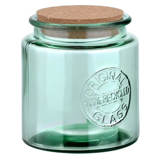 Εικόνα της Δοχείο Αποθήκευσης Estia Evergreen Γυάλινο 900ml 13.8x12x13.8cm 01-34443