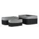 Εικόνα της Σετ Καλάθι Οργάνωσης Estia Bamboo Essentials 30.4x20.5cm Με Επένδυση 3τμχ Μαύρο 02-34603