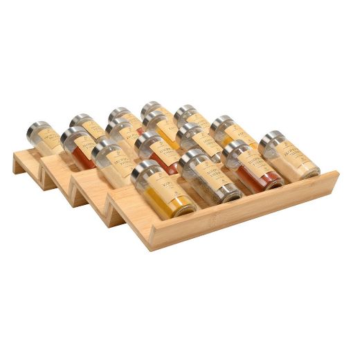 Εικόνα της Βάση Μπαχαρικών Estia Bamboo Essentials με 4 Θέσεις 02-31459