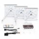 Εικόνα της Case Fan Monarch Gear Zephyrus RGB 6-Pin 120mm (3-Pack) White 1305240004-WH