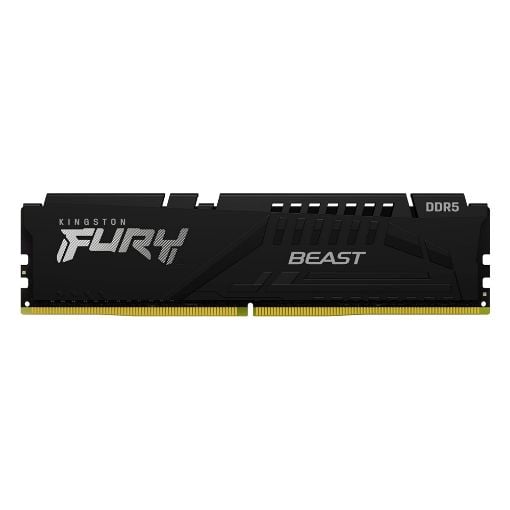 Εικόνα της Ram Kingston Fury Beast 64GB (2x32GB) DDR5-5200MHz CL40 Black KF552C40BBK2-64