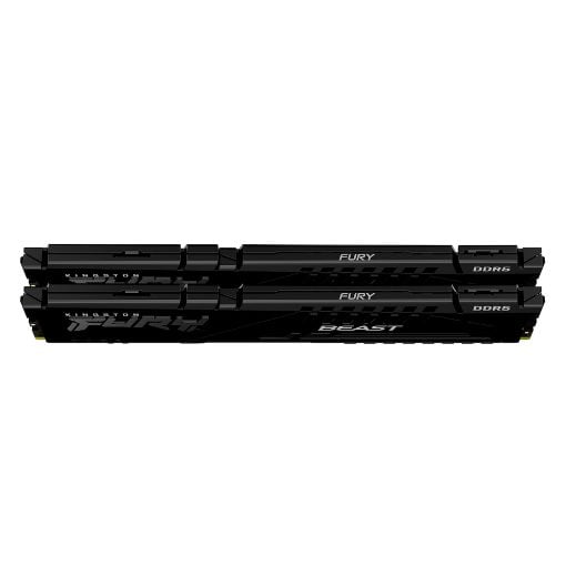 Εικόνα της Ram Kingston Fury Beast 64GB (2x32GB) DDR5-5200MHz CL40 Black KF552C40BBK2-64