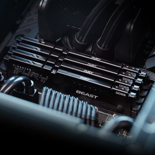 Εικόνα της Ram Kingston Fury Beast 32GB Beast DDR5-5200MHz CL40 Black KF552C40BB2-32