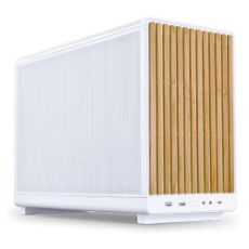 Εικόνα της Lian Li Dan Cases A3-mATX All Mesh Steel-Fabric Wood & Glass Edition White G99.A3W-WDG.00