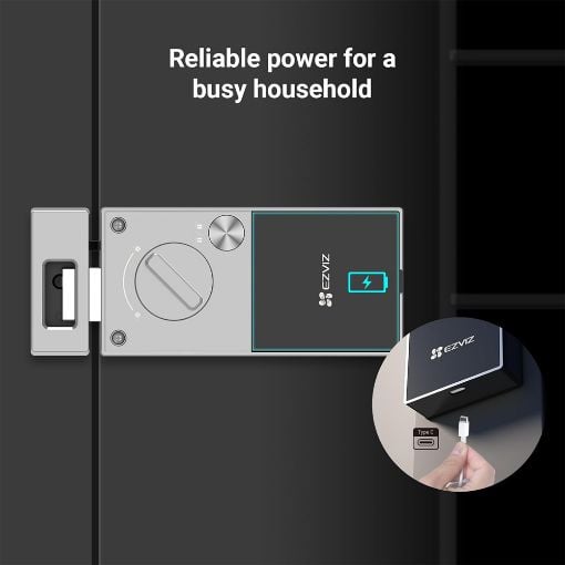 Εικόνα της Ezviz DL03 Pro Smart Rim Lock