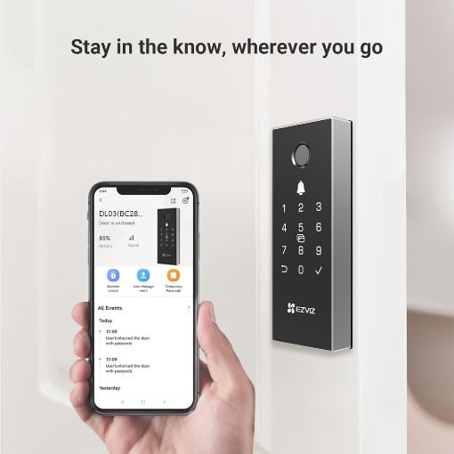 Εικόνα της Ezviz DL03 Pro Smart Rim Lock
