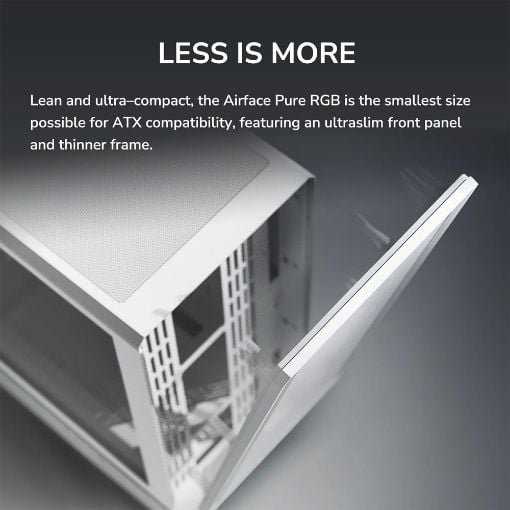 Εικόνα της Cougar AirFace Pure RGB Tempered Glass Black 382GA50.0001