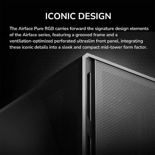 Εικόνα της Cougar AirFace Pure RGB Tempered Glass Black 382GA50.0001