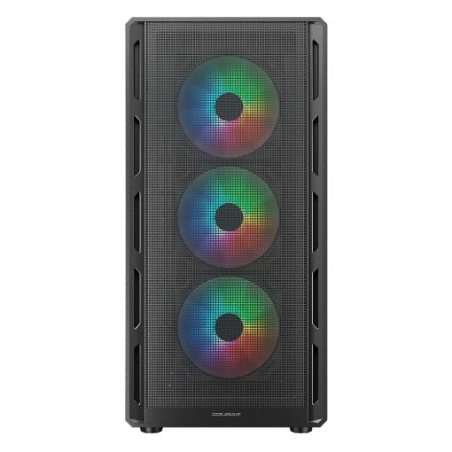 Εικόνα της Cougar AirFace Pure RGB Tempered Glass Black 382GA50.0001