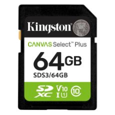 Εικόνα της Κάρτα Μνήμης SDXC Kingston Canvas Select Plus Class 10 64GB UHS-I U1 SDS3/64GB