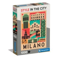 Εικόνα της Clementoni - Puzzle Style in the City Collection Milan 1000pcs 39842