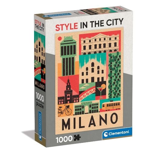 Εικόνα της Clementoni - Puzzle Style in the City Collection Milan 1000pcs 39842