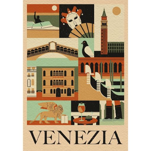 Εικόνα της Clementoni - Puzzle Style in the City Collection Venezia 1000pcs 39846