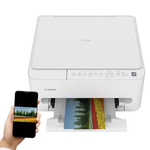 Εικόνα της Πολυμηχάνημα Inkjet Canon Pixma TS4150i White 7181C006