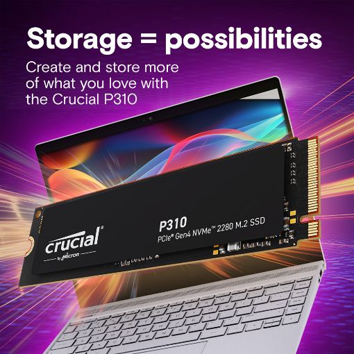 Εικόνα της Δίσκος SSD Crucial P310 2TB PCIe Gen4 NVMe 2280 M.2 CT2000P310SSD8