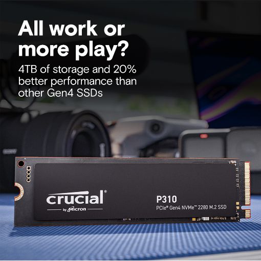 Εικόνα της Δίσκος SSD Crucial P310 2TB PCIe Gen4 NVMe 2280 M.2 CT2000P310SSD8