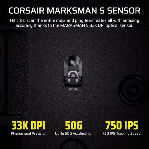 Εικόνα της Ποντίκι Corsair Scimitar Elite SE MMO RGB Wireless Gun Metal CH-9314014-WW