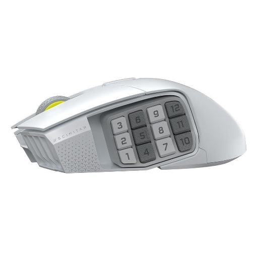 Εικόνα της Ποντίκι Corsair Scimitar Elite SE MMO RGB Wireless White CH-9314011-WW