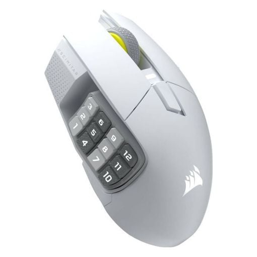 Εικόνα της Ποντίκι Corsair Scimitar Elite SE MMO RGB Wireless White CH-9314011-WW