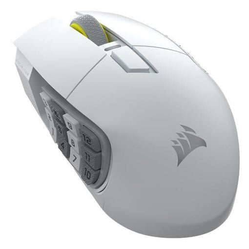 Εικόνα της Ποντίκι Corsair Scimitar Elite SE MMO RGB Wireless White CH-9314011-WW