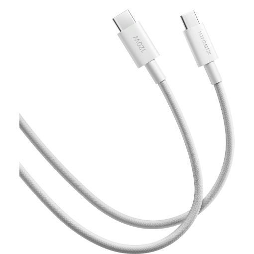 Εικόνα της Καλώδιο Xiaomi USB-C to USB-C 1m 6A / 120W White BHR087KGL