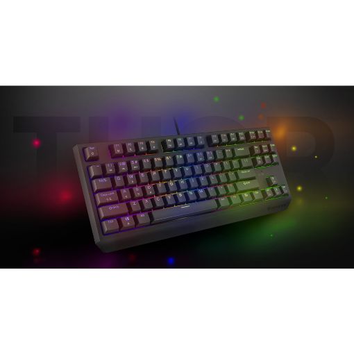 Εικόνα της Πληκτρολόγιο Genesis Thor 230 TKL Lite Hot-Swappable Red Switches (US) BLack NKG-2076