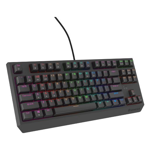 Εικόνα της Πληκτρολόγιο Genesis Thor 230 TKL Lite Hot-Swappable Red Switches (US) BLack NKG-2076