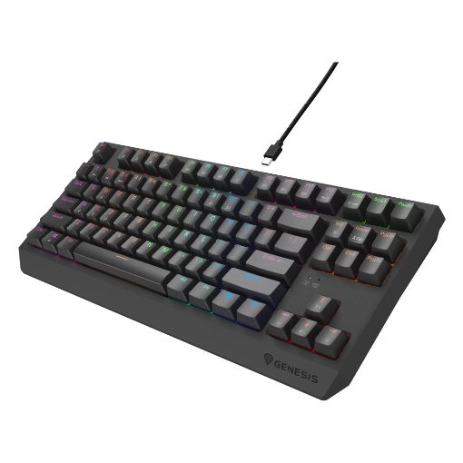 Εικόνα της Πληκτρολόγιο Genesis Thor 230 TKL Lite Hot-Swappable Red Switches (US) BLack NKG-2076