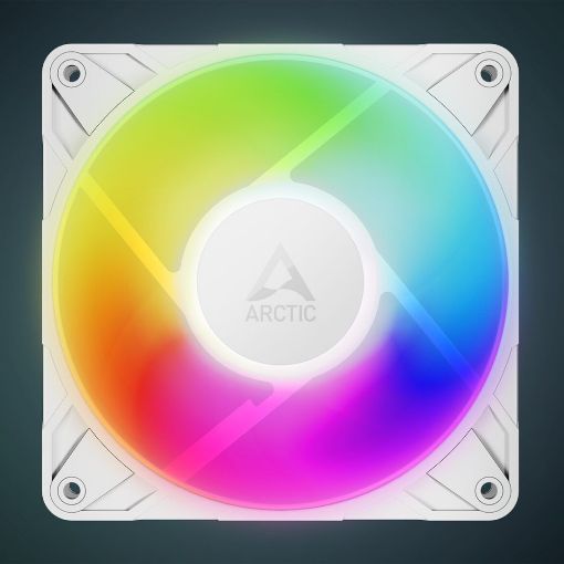Εικόνα της Case Fan Arctic P12 Pro A-RGB PWM 120mm White (3-Pack) ACFAN00326A