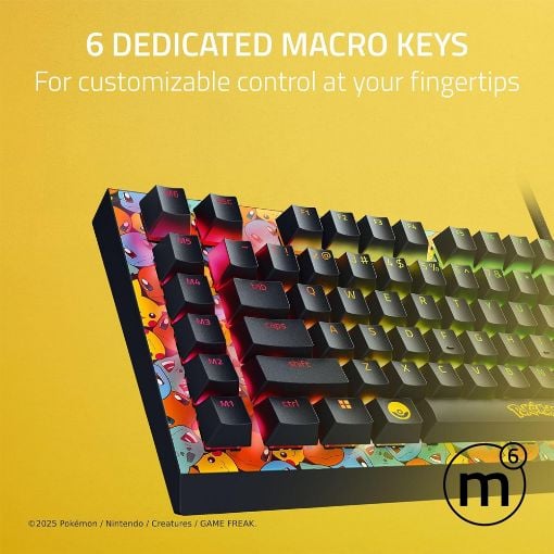 Εικόνα της Πληκτρολόγιο Razer BlackWidow V4 X Pokemon Kanto Starters & Skin Green Switches (US) RZ03-04704200-R3M1