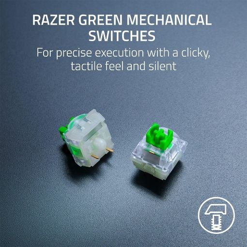Εικόνα της Πληκτρολόγιο Razer BlackWidow V4 X Pokemon Kanto Starters & Skin Green Switches (US) RZ03-04704200-R3M1