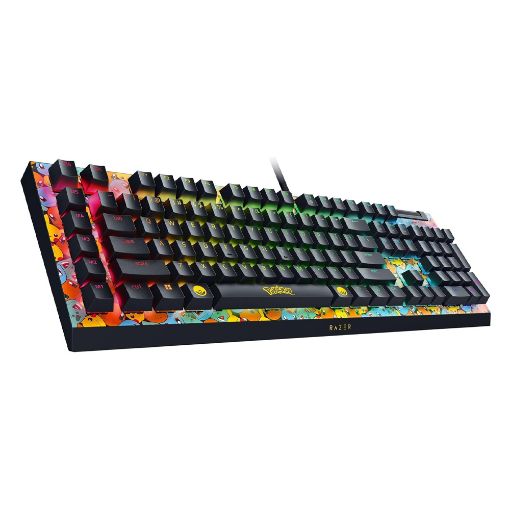 Εικόνα της Πληκτρολόγιο Razer BlackWidow V4 X Pokemon Kanto Starters & Skin Green Switches (US) RZ03-04704200-R3M1