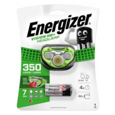Εικόνα της Φακός Κεφαλής Energizer Vision HD+ LED 350lm IPX4 Green + Μπαταρίες AAA 3τμχ HDC323