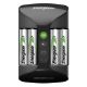 Εικόνα της Φορτιστής Μπαταριών Energizer Accu Recharge Pro Ni-MH AA/AAA + Μπαταρίες AA 2000mAh 4τμχ 17548