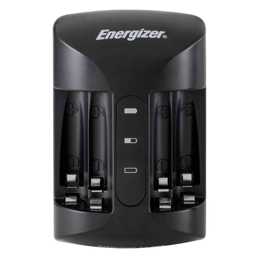 Εικόνα της Φορτιστής Μπαταριών Energizer Accu Recharge Pro Ni-MH AA/AAA + Μπαταρίες AA 2000mAh 4τμχ 17548
