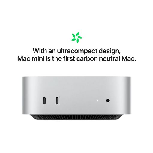 Εικόνα της Apple Mac Mini M4 16GB 512GB SSD 10‑core GPU Silver MU9E3GR/A