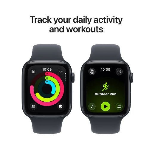 Εικόνα της Apple Watch SE 3 GPS + Cellular 44mm Aluminium Midnight with Midnight Sport Band (M/L) MEPJ4QL/A
