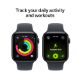 Εικόνα της Apple Watch SE 3 GPS + Cellular 44mm Aluminium Midnight with Midnight Sport Band (M/L) MEPJ4QL/A