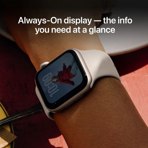 Εικόνα της Apple Watch SE 3 GPS + Cellular 40mm Aluminium Starlight with Starlight Sport Band (S/M) MEP64QL/A