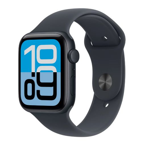 Εικόνα της Apple Watch SE 3 GPS 44mm Aluminium Midnight with Midnight Sport Band (S/M) MEHN4QL/A