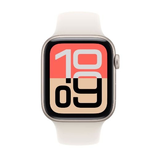 Εικόνα της Apple Watch SE 3 GPS 44mm Aluminium Starlight with Starlight Sport Band (M/L) MEHJ4QL/A